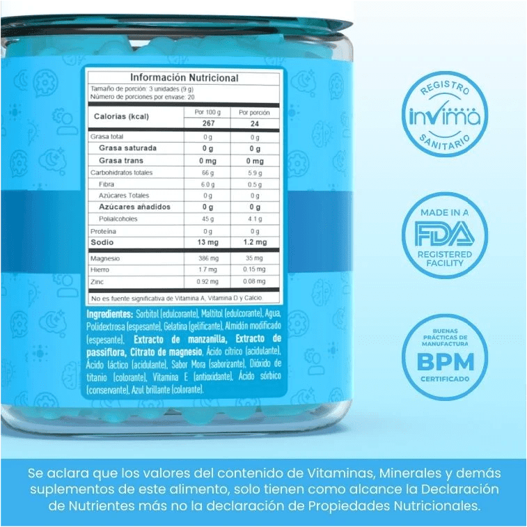 Calm Vibes™ Gomitas de Sueño Relajante