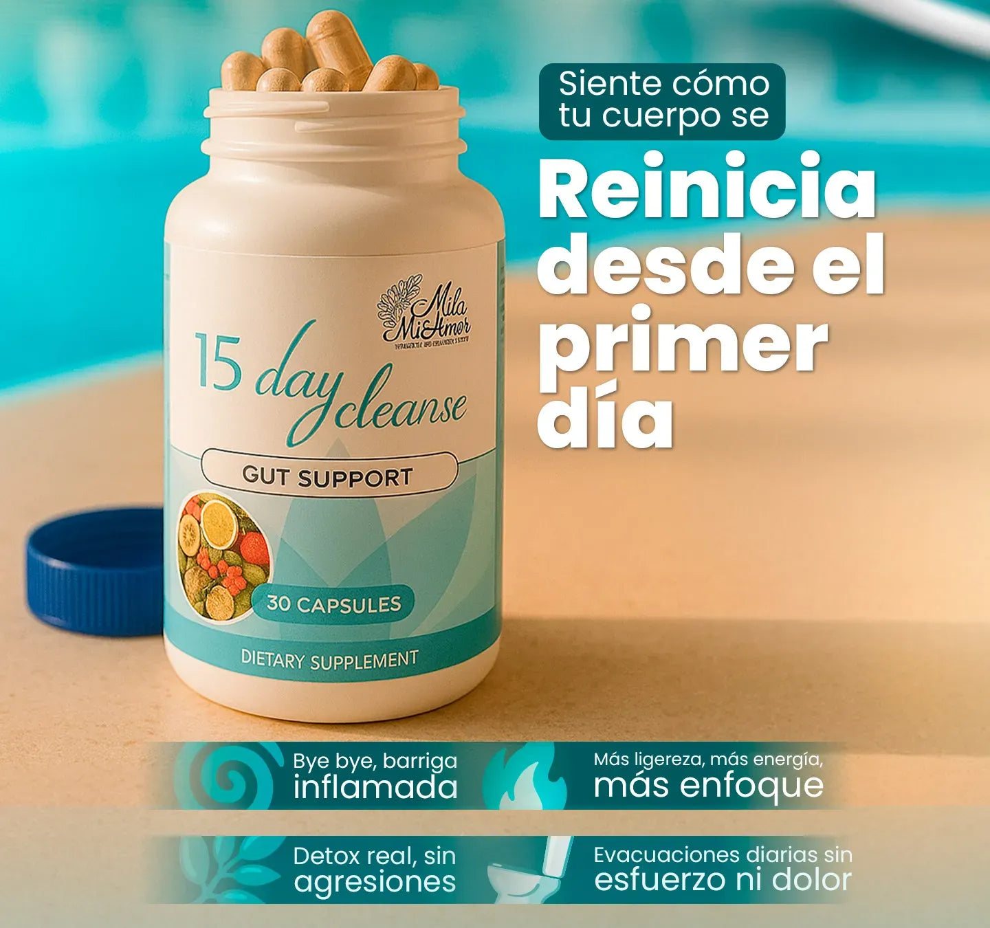 15 Day Cleanse – Limpieza Total y Alivio Digestivo